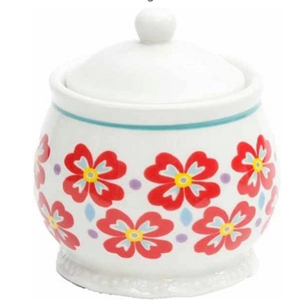 Pioneer Woman Creamer And Sugar Set - floral - Picture 4 of 11